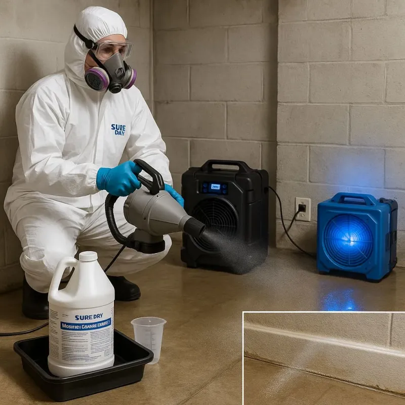 Sanitization and Odor Removal process in Youngsville, PA